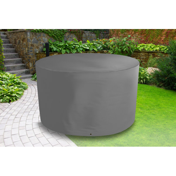 Dakota Fields Protector 7000 Circular Patio Set Cover 4 Seat Grey
